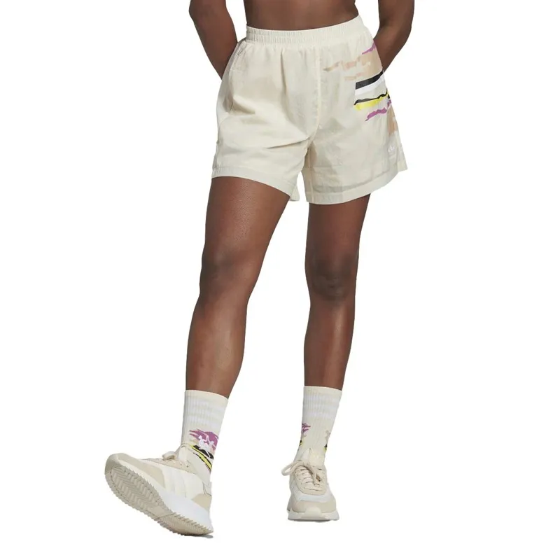 adidas Originals Womens Thebe Magugu Shorts Ecru Tint