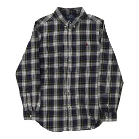 Age 13-14 Ralph Lauren Checked Shirt - XL Navy Cotton
