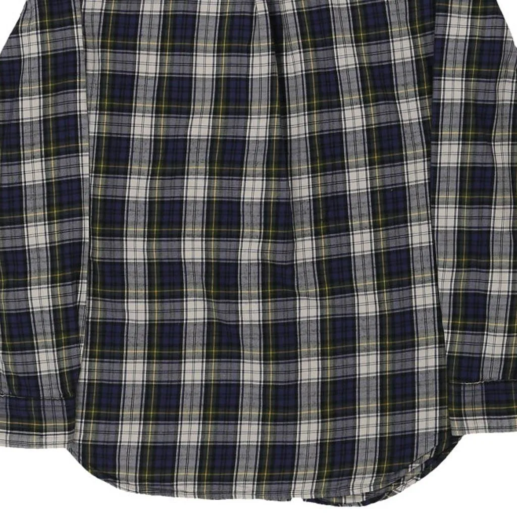 Age 13-14 Ralph Lauren Checked Shirt - XL Navy Cotton