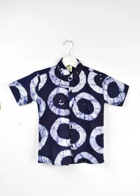 Aimas Classic Shirt in African print and sleeve detail