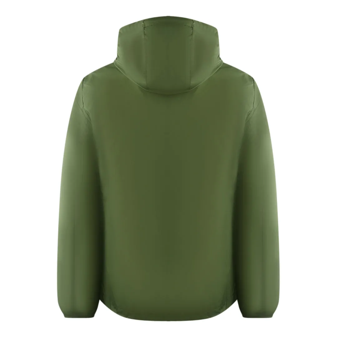 Aquascutum London Logo Army Green Active Windbreaker Jacket