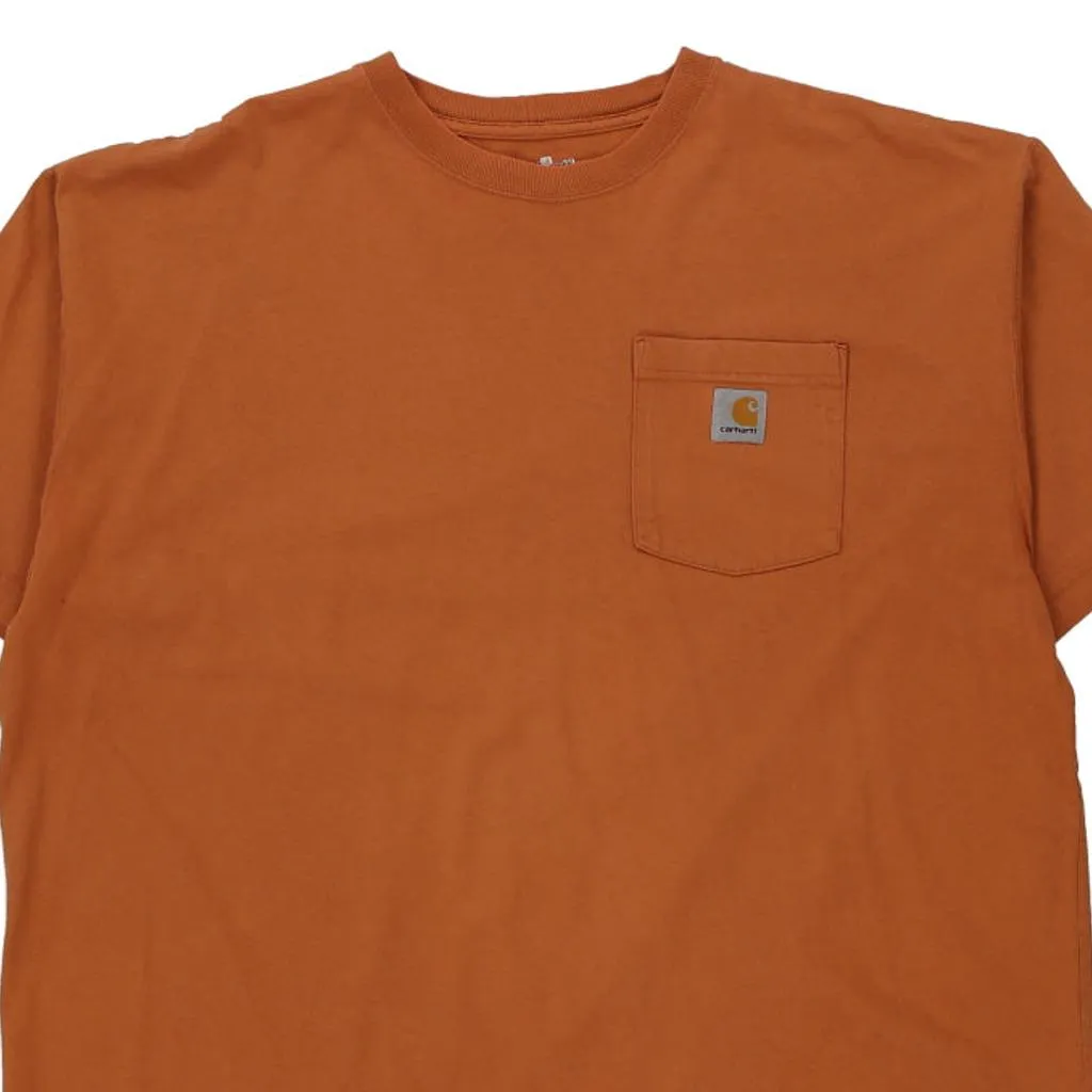 Carhartt T-Shirt - XL Orange Cotton