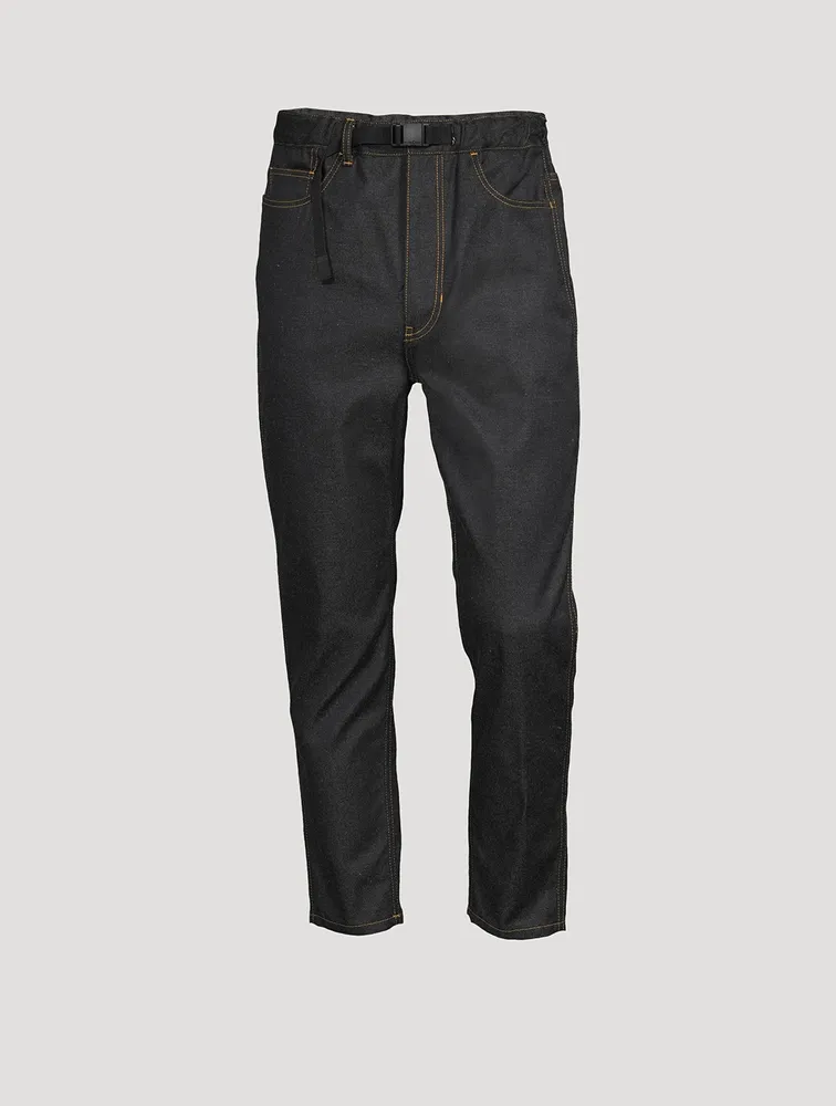COMME DES GARÇONS HOMME Cotton-Blend Slim-Fit Jeans With Belt