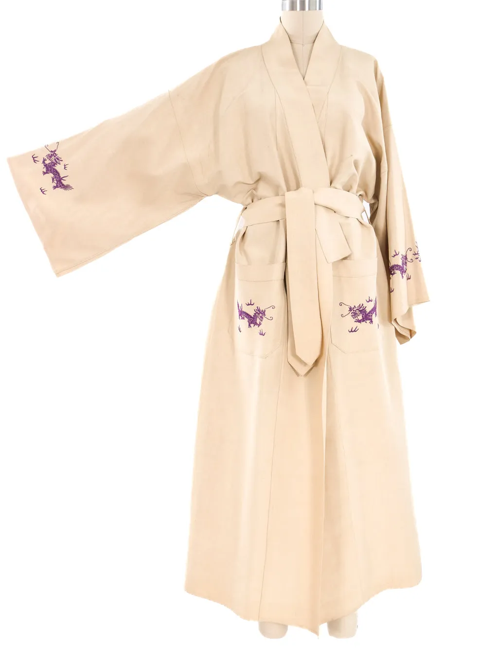 Dragon Embroidered Chinese Robe