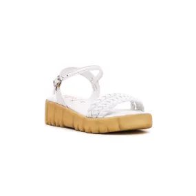 Girls White Formal Sandal KD7691