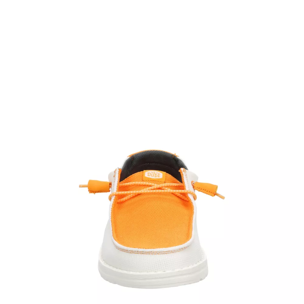 HEYDUDE  WOMENS WENDY TENNESSEE VOLS SLIP ON SNEAKER