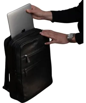 Leathere Women's Premium Leather Laptop Backpack