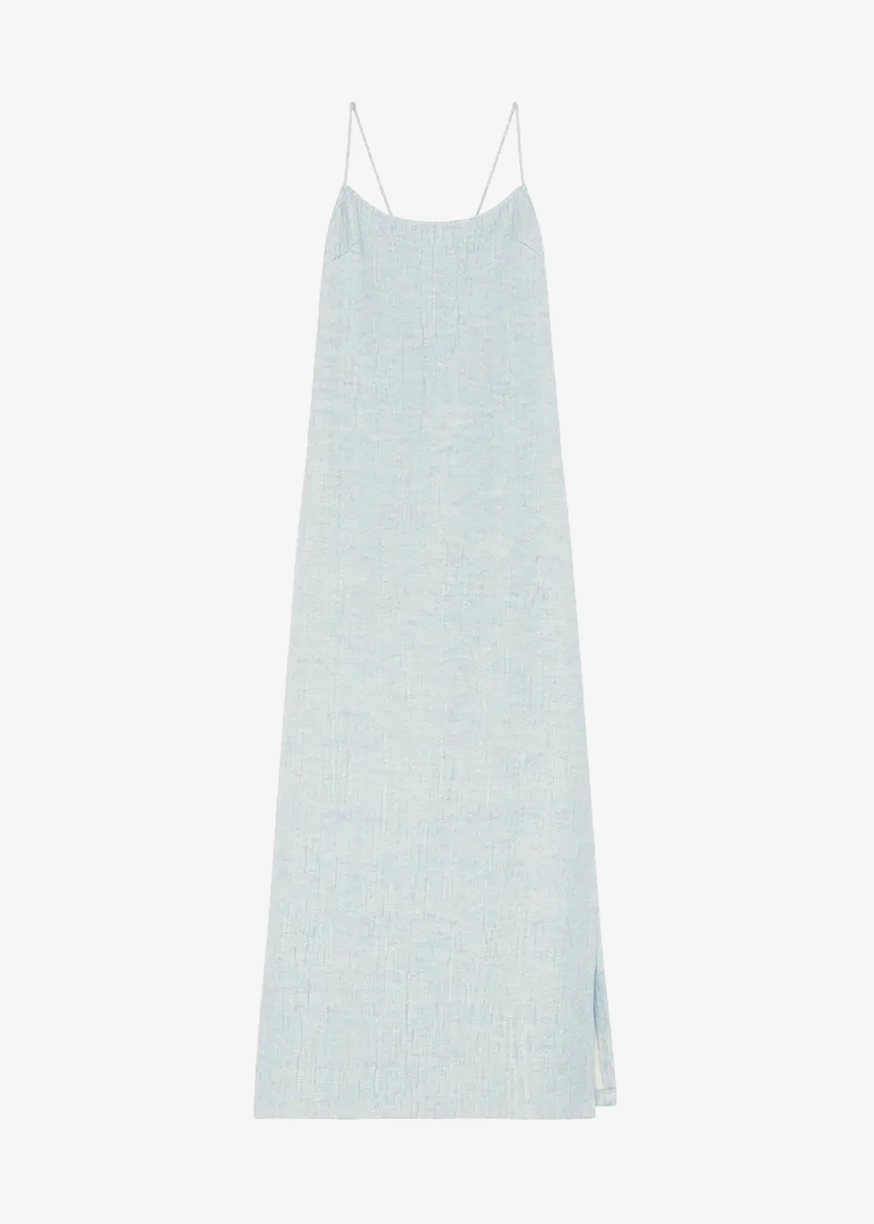 Matin Lucca Backless Dress - Pale Blue