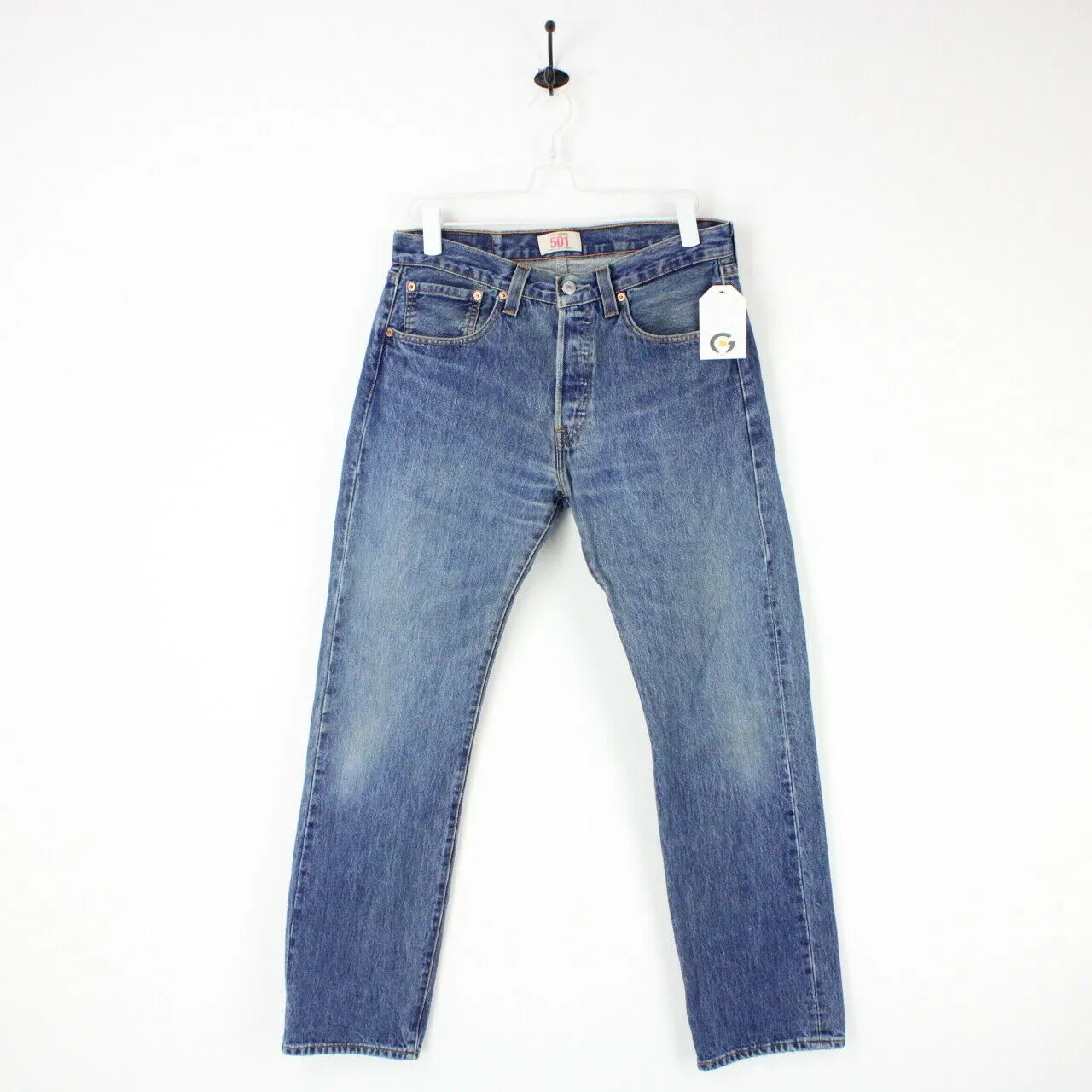 Mens LEVIS 501 Jeans Mid Blue | W31 L32