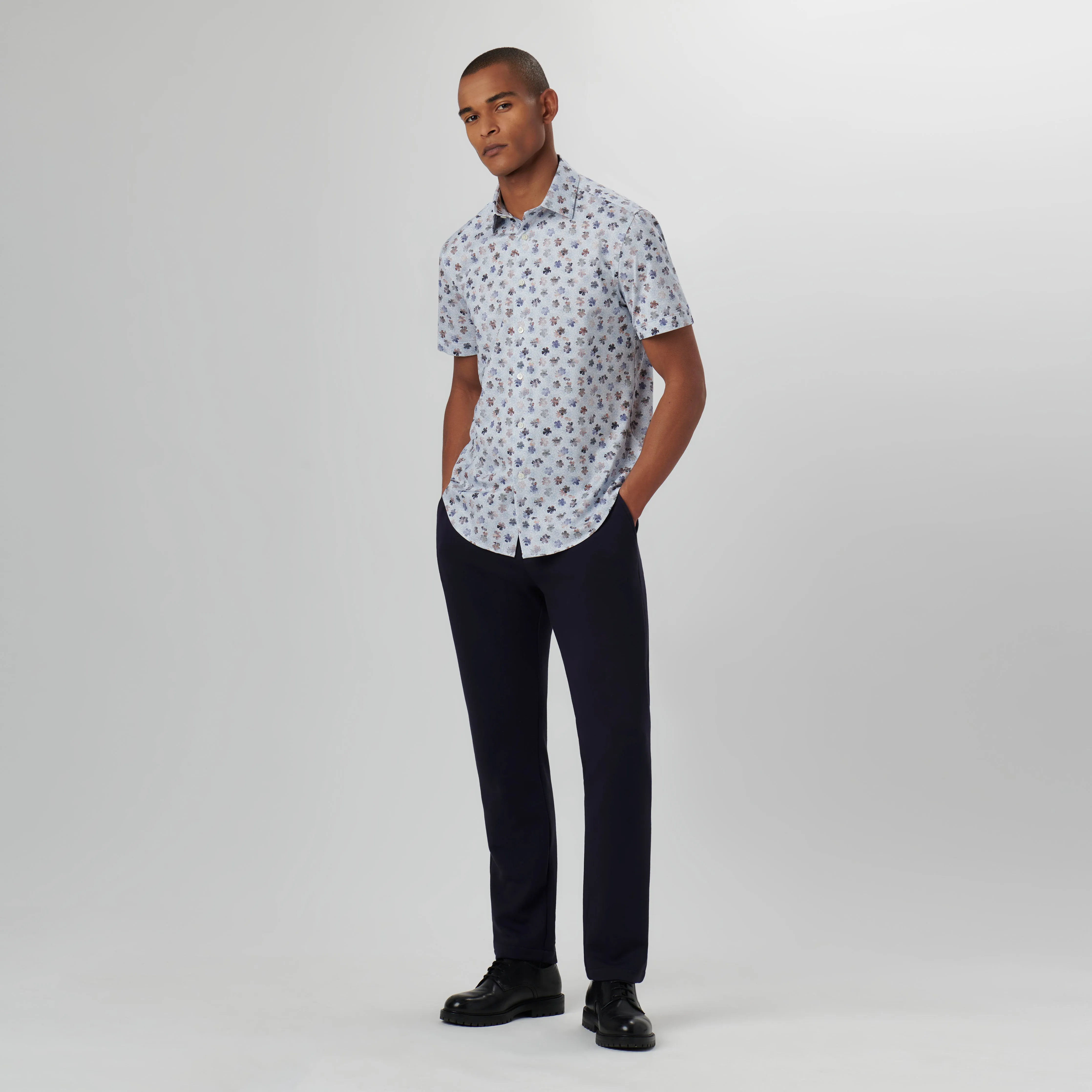 Miles Floral OoohCotton Short Sleeve Shirt