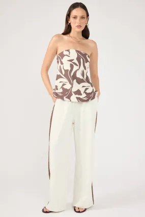 Perfect Stranger Jenner Contrast Side Stripe Pant Cream