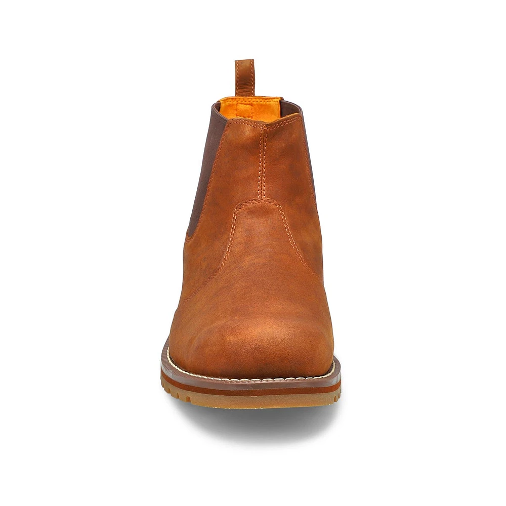 Soft Moc Mens Redwood Falls Casual Chelsea Boot - Rust
