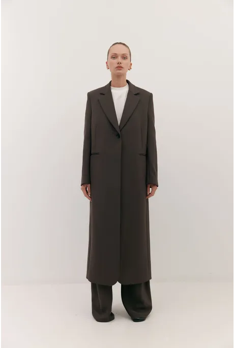 TUXEDO COAT (UMBER)